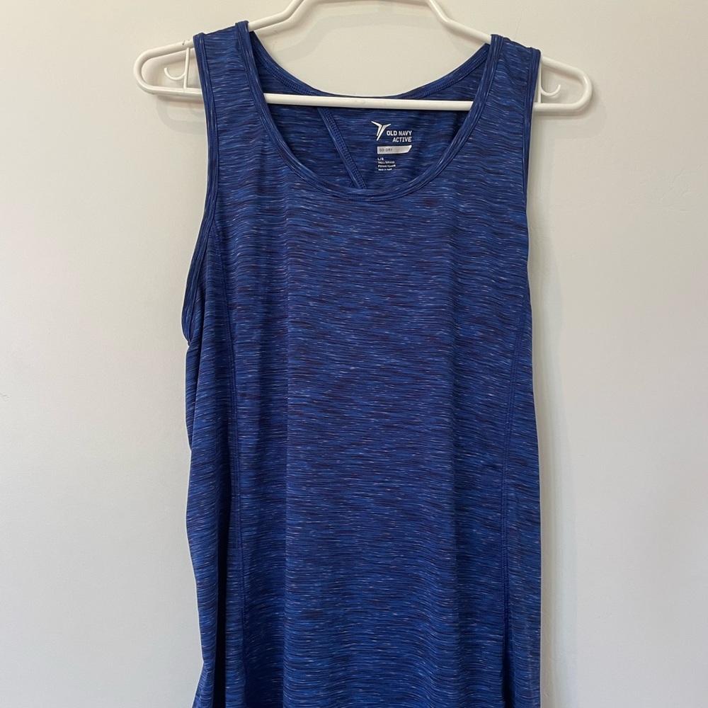 BLUE OLD NAVY ACTIVE TANK SIZE L